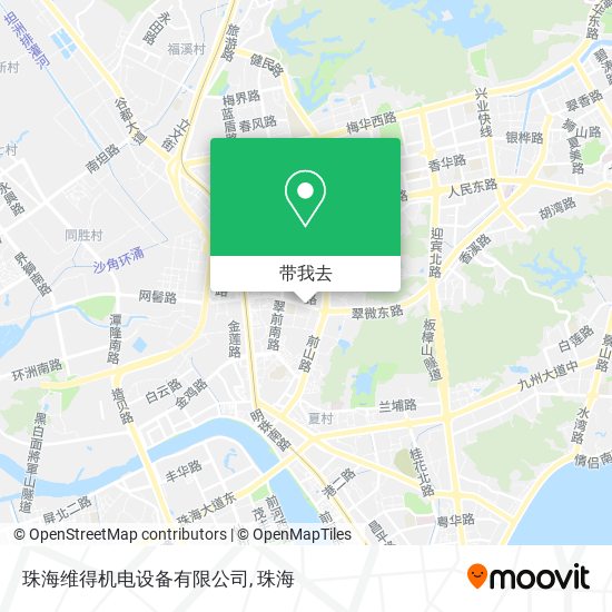 珠海维得机电设备有限公司地图