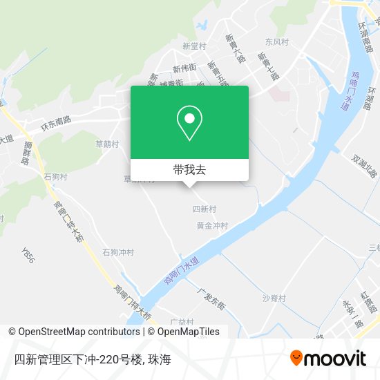 四新管理区下冲-220号楼地图