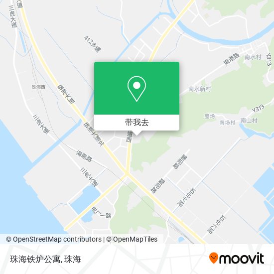 珠海铁炉公寓地图