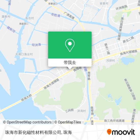 珠海市新化磁性材料有限公司地图