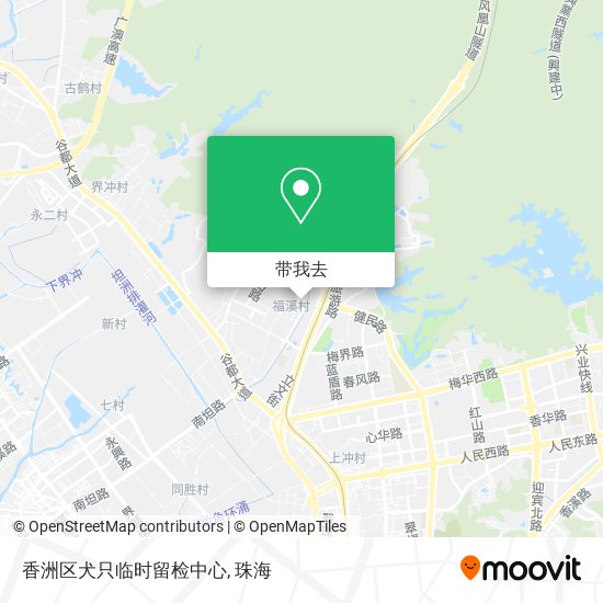 香洲区犬只临时留检中心地图