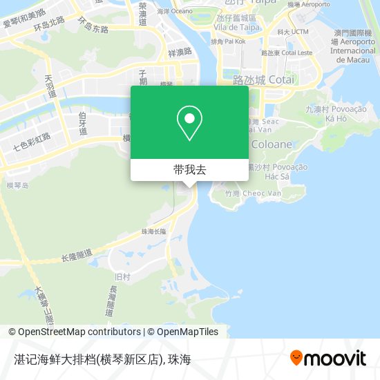 湛记海鲜大排档(横琴新区店)地图