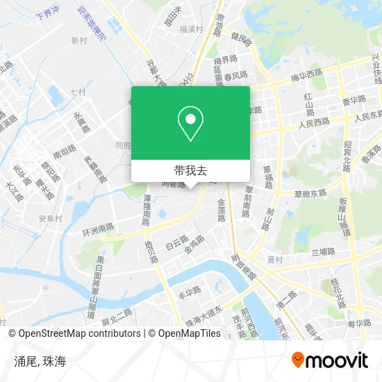 涌尾地图