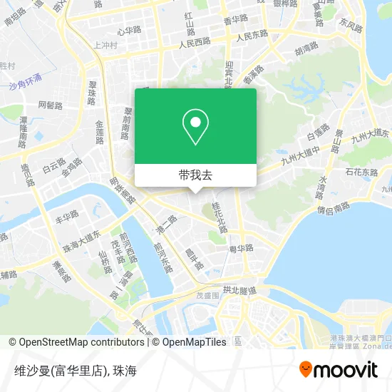 维沙曼(富华里店)地图