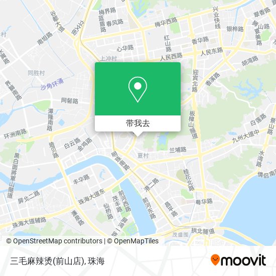 三毛麻辣烫(前山店)地图