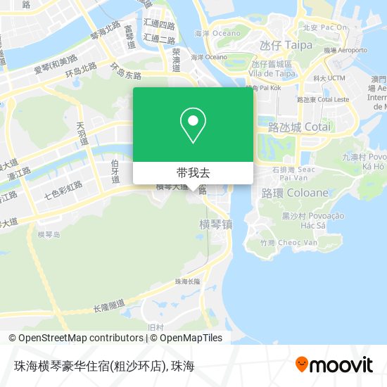 珠海横琴豪华住宿(粗沙环店)地图