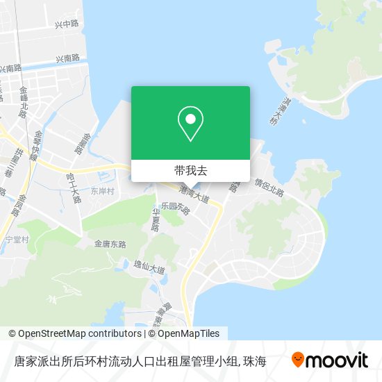 唐家派出所后环村流动人口出租屋管理小组地图