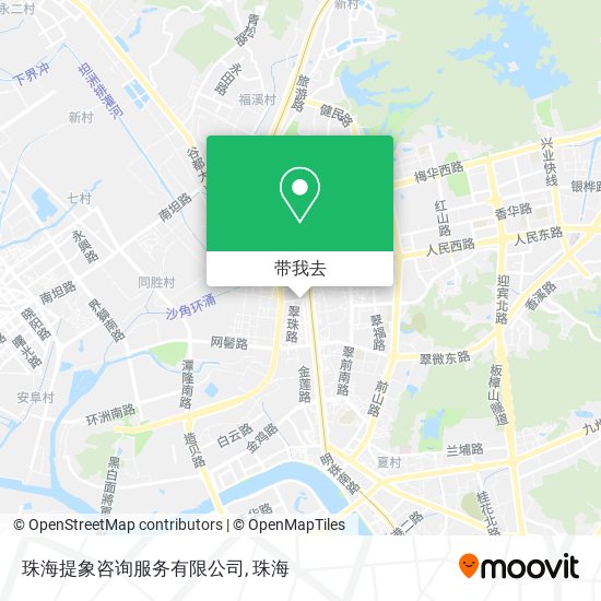 珠海提象咨询服务有限公司地图
