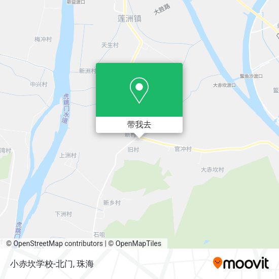 小赤坎学校-北门地图