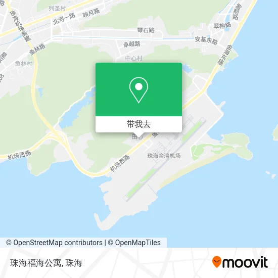 珠海福海公寓地图