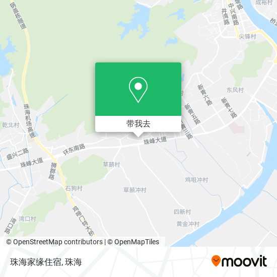 珠海家缘住宿地图