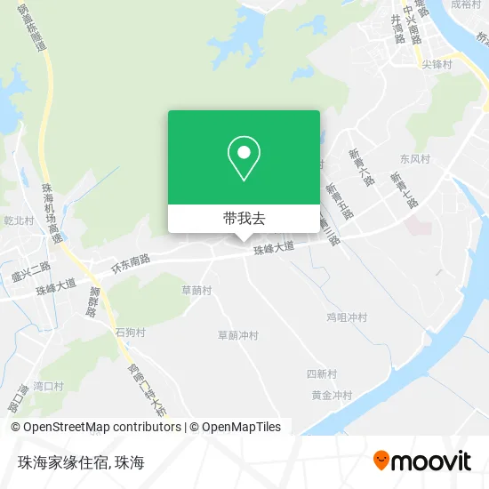 珠海家缘住宿地图