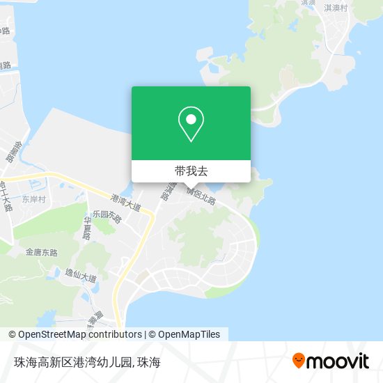 珠海高新区港湾幼儿园地图