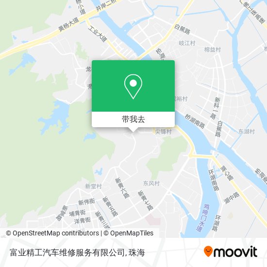 富业精工汽车维修服务有限公司地图
