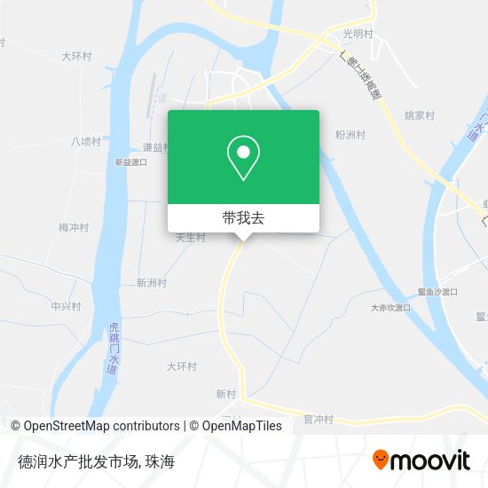 德润水产批发市场地图