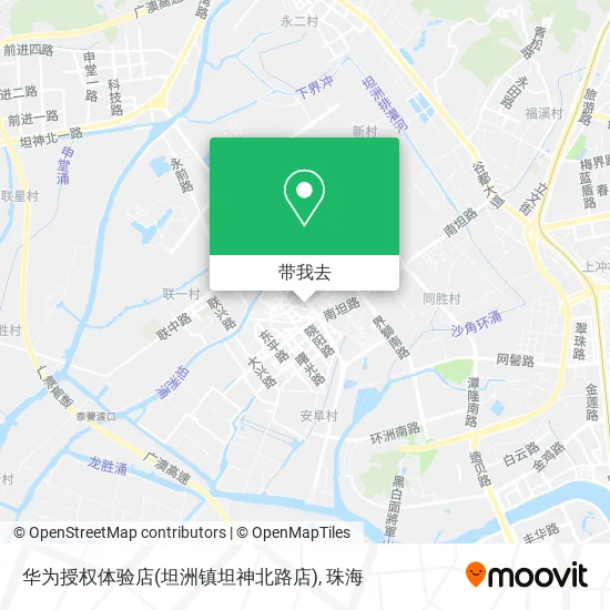 华为授权体验店(坦洲镇坦神北路店)地图