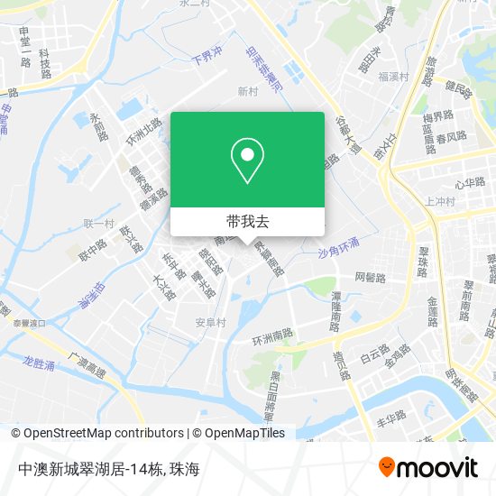 中澳新城翠湖居-14栋地图