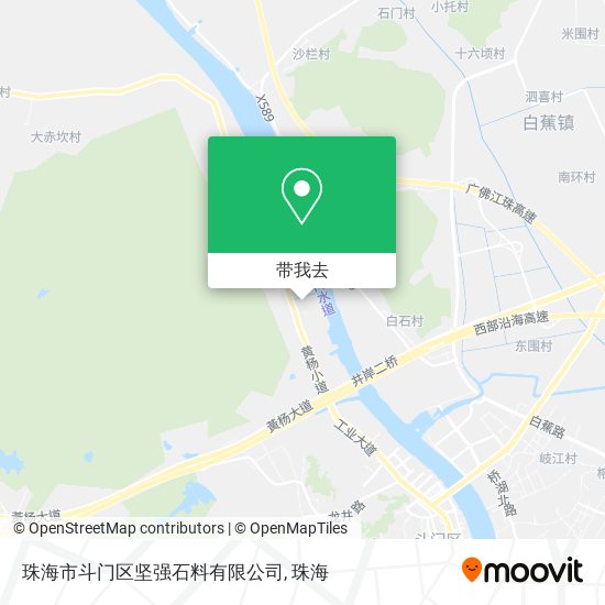 珠海市斗门区坚强石料有限公司地图
