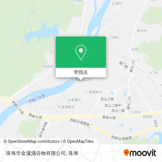 珠海市金濠涌谷物有限公司地图