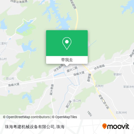 珠海粤建机械设备有限公司地图
