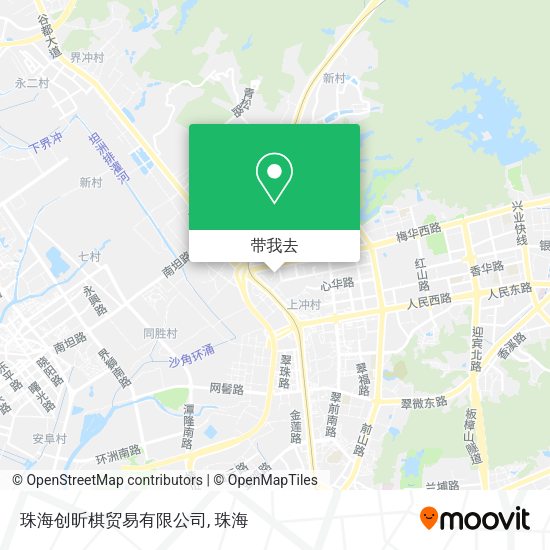 珠海创昕棋贸易有限公司地图