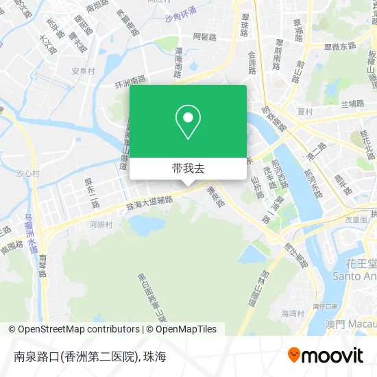 南泉路口(香洲第二医院)地图