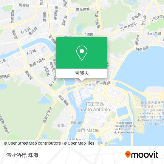 伟业酒行地图