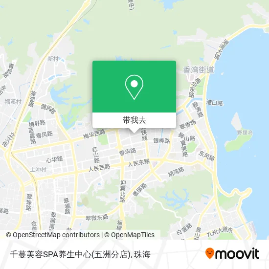 千蔓美容SPA养生中心(五洲分店)地图