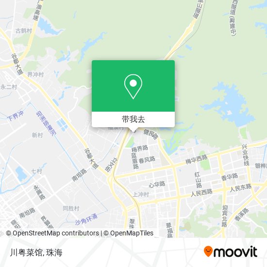 川粤菜馆地图