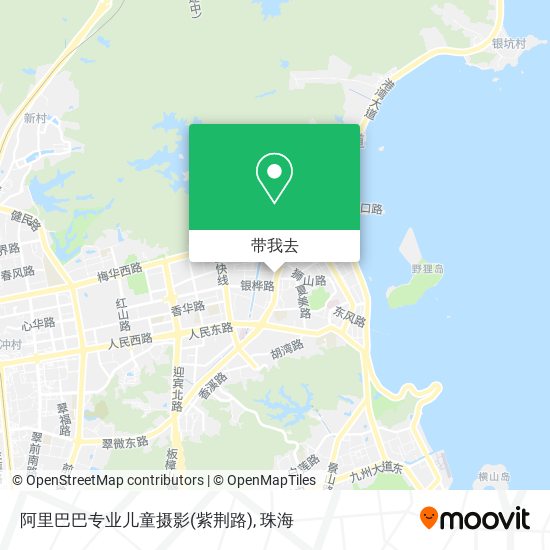 阿里巴巴专业儿童摄影(紫荆路)地图