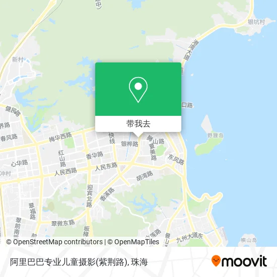 阿里巴巴专业儿童摄影(紫荆路)地图
