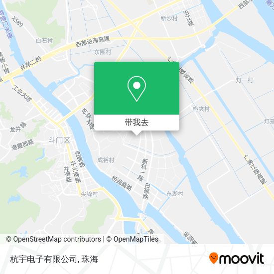 杭宇电子有限公司地图