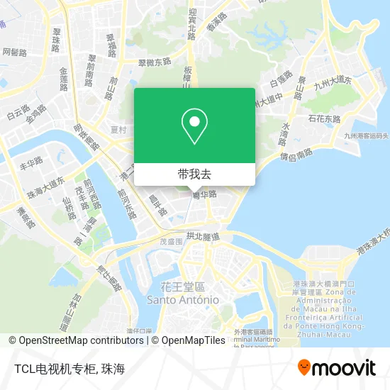 TCL电视机专柜地图
