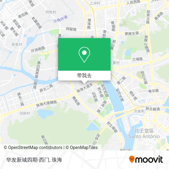 华发新城四期-西门地图