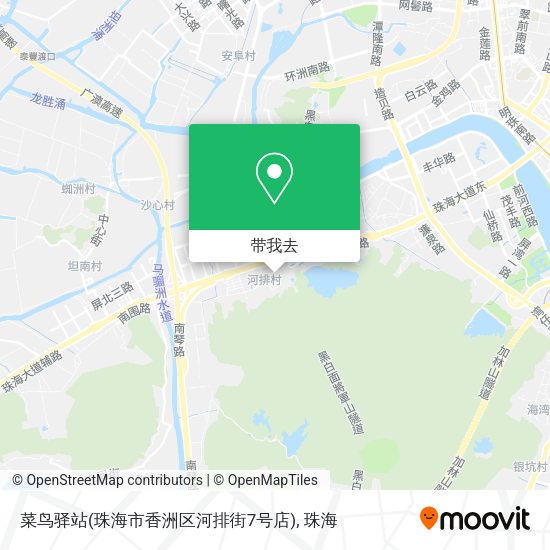 菜鸟驿站(珠海市香洲区河排街7号店)地图