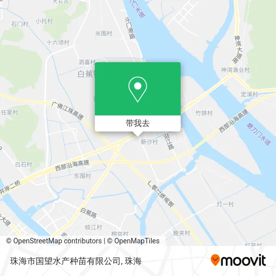 珠海市国望水产种苗有限公司地图