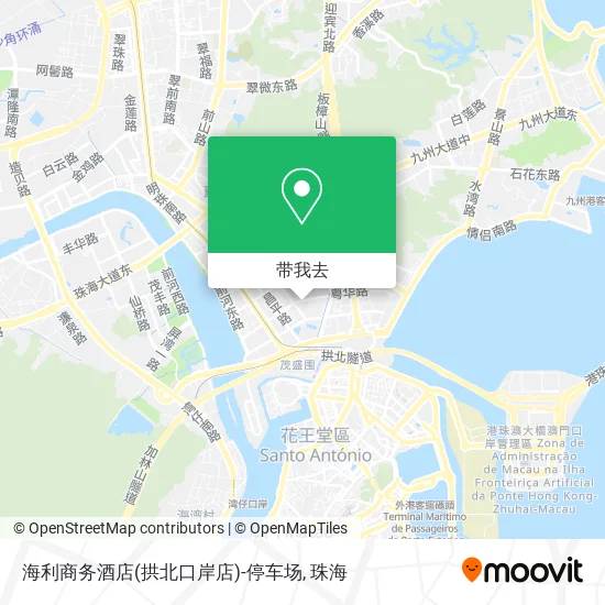海利商务酒店(拱北口岸店)-停车场地图