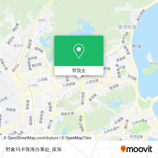 野象玛卡珠海办事处地图