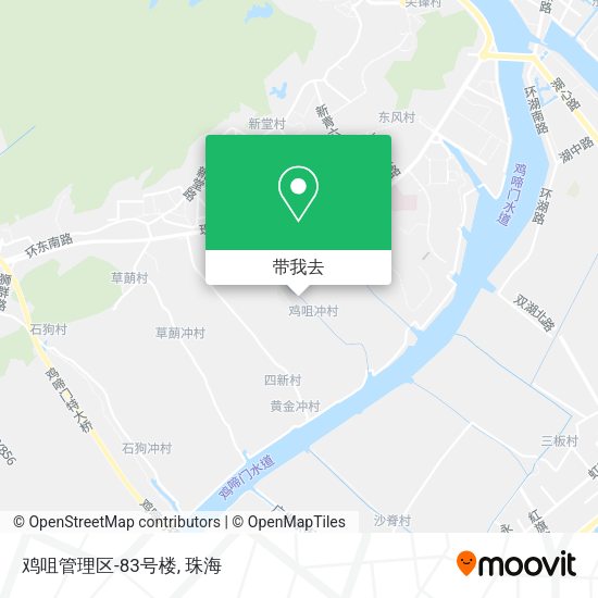 鸡咀管理区-83号楼地图