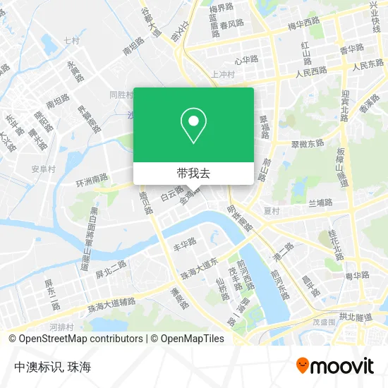 中澳标识地图