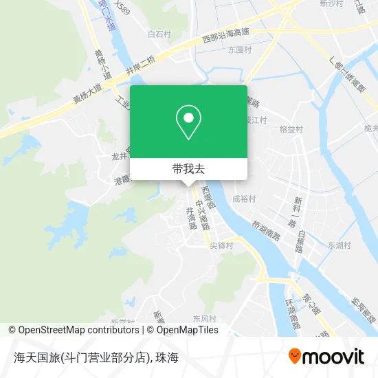 海天国旅(斗门营业部分店)地图