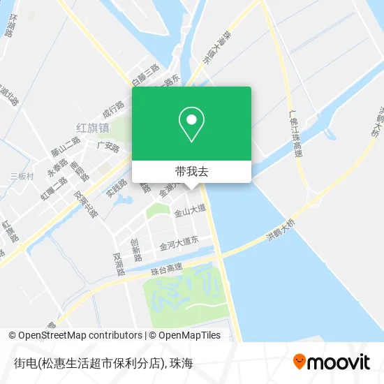 街电(松惠生活超市保利分店)地图