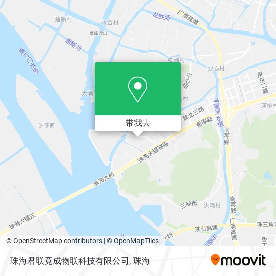 珠海君联竟成物联科技有限公司地图