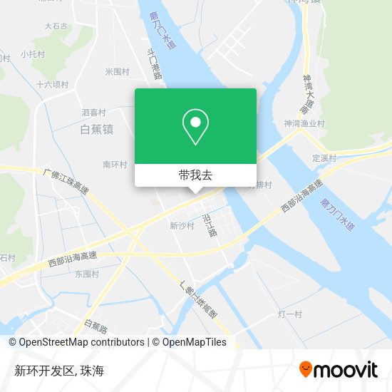 新环开发区地图