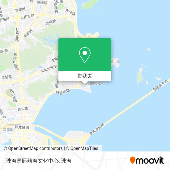 珠海国际航海文化中心地图