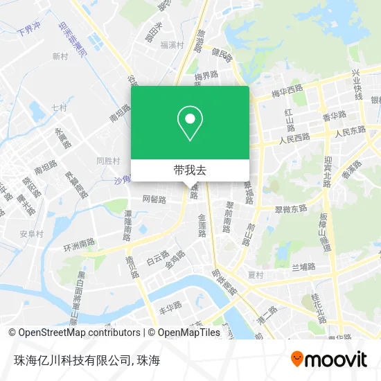 珠海亿川科技有限公司地图