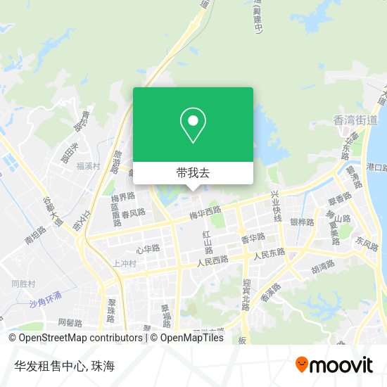 华发租售中心地图