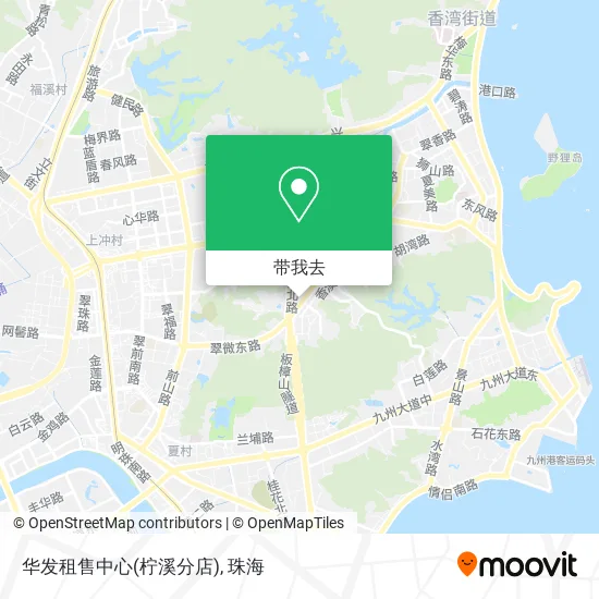 华发租售中心(柠溪分店)地图