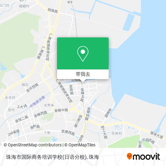 珠海市国际商务培训学校(日语分校)地图
