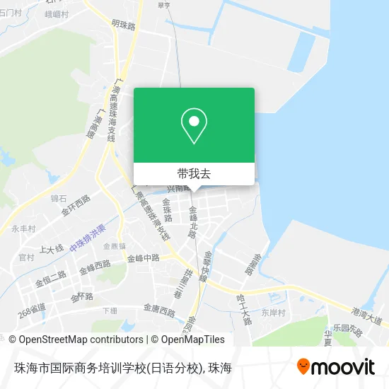 珠海市国际商务培训学校(日语分校)地图